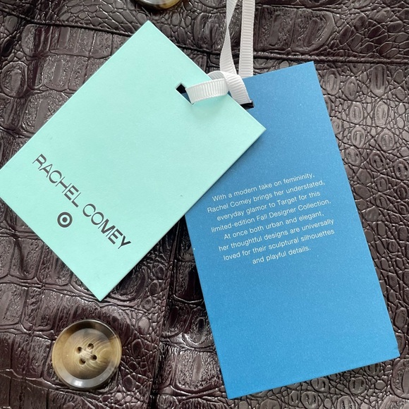 NWT Rachel Comey x Target faux crocodile skin pencil skirt brown, size 8,12,16 - Picture 3 of 16